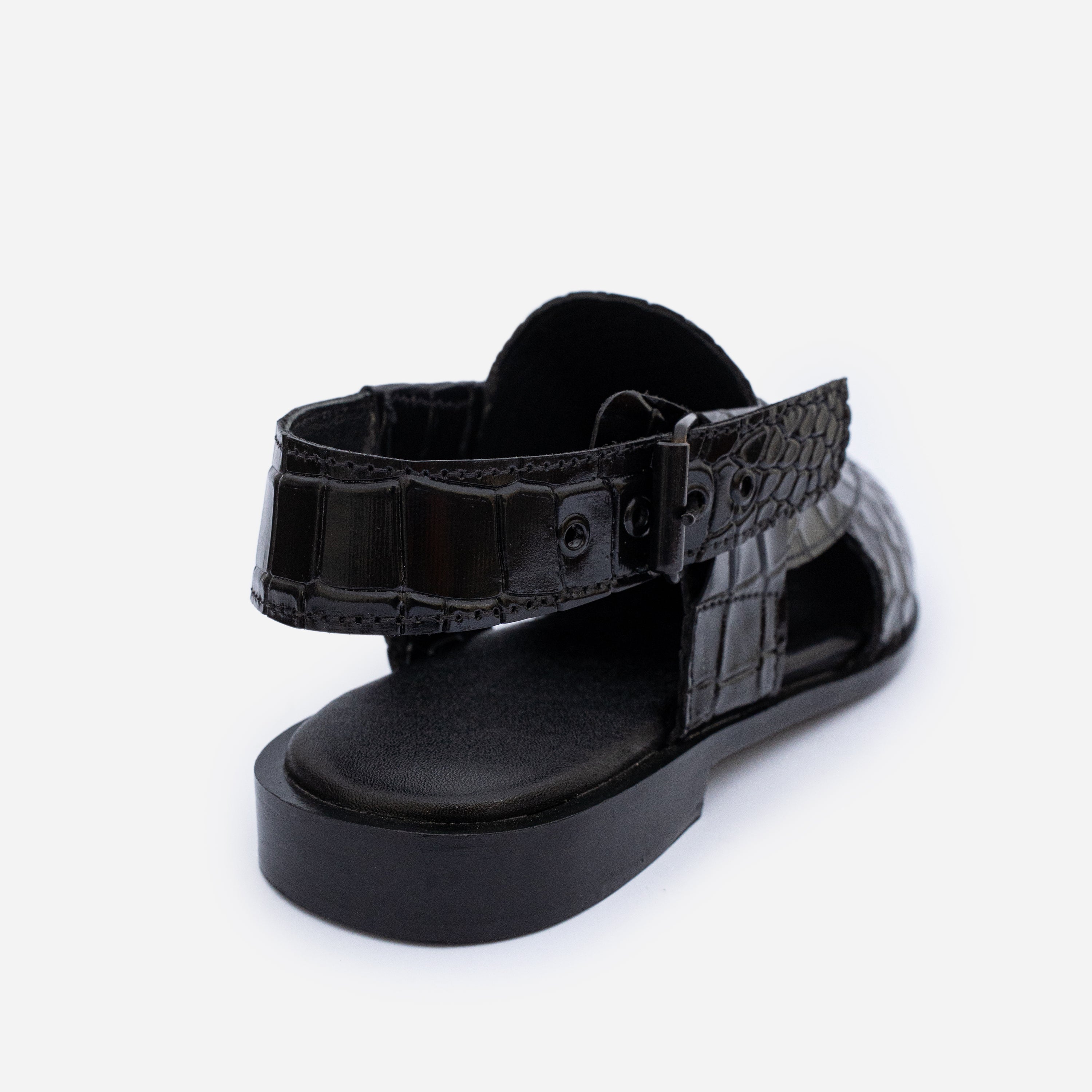 GB-K301 | Royal Black Croc Kheri