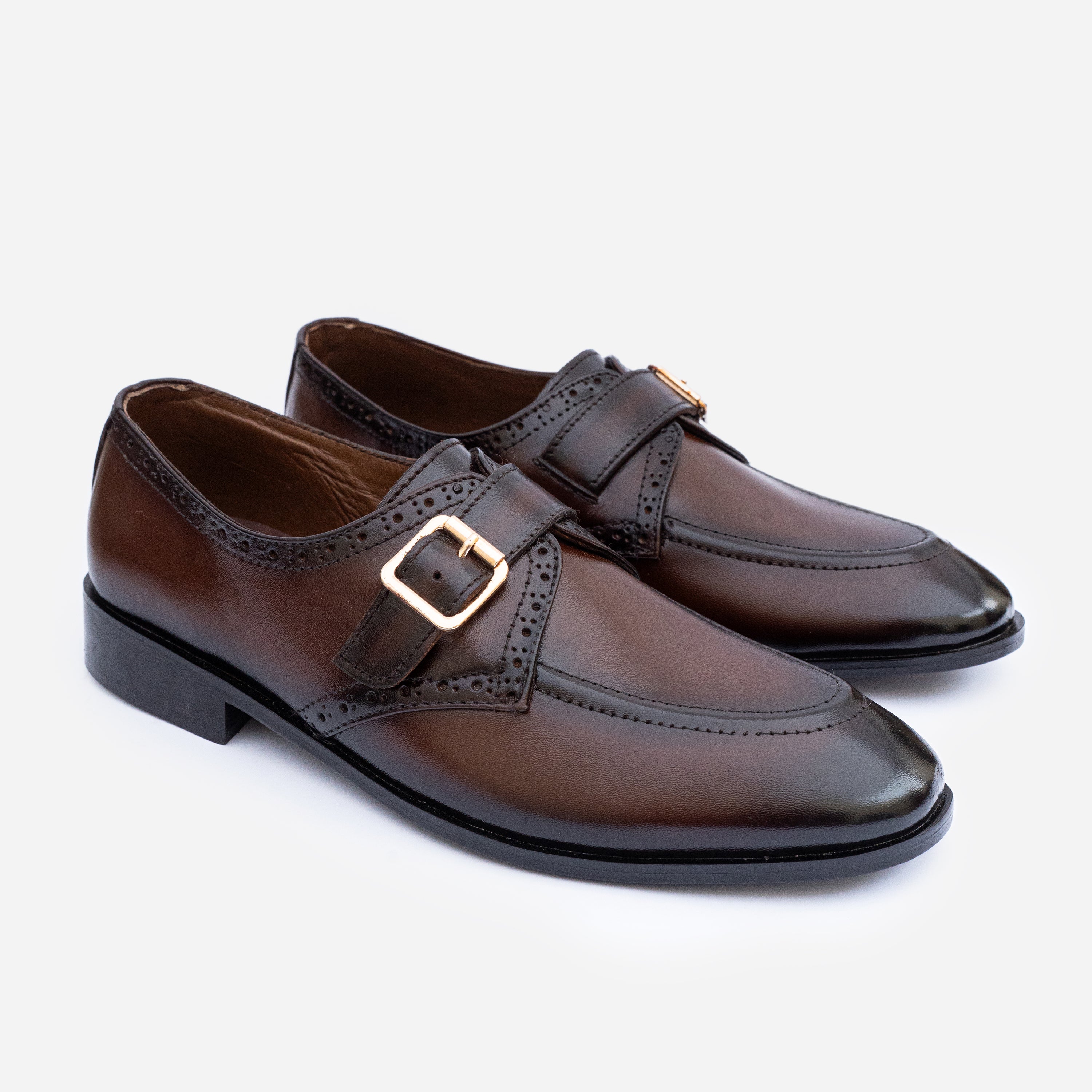 GB-M102 | Heritage Brown Monk Strap